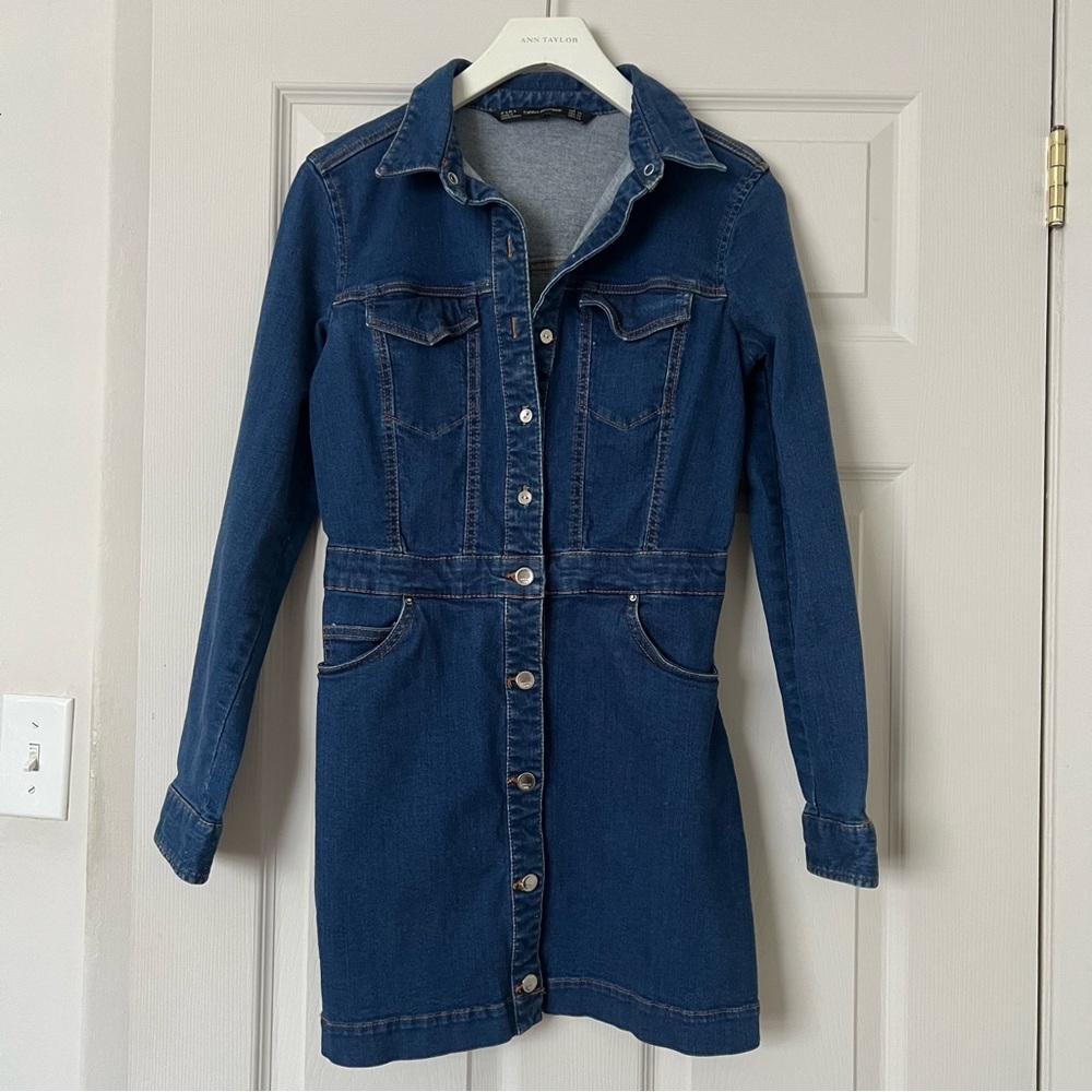 Zara Denim Dress Size X-Small